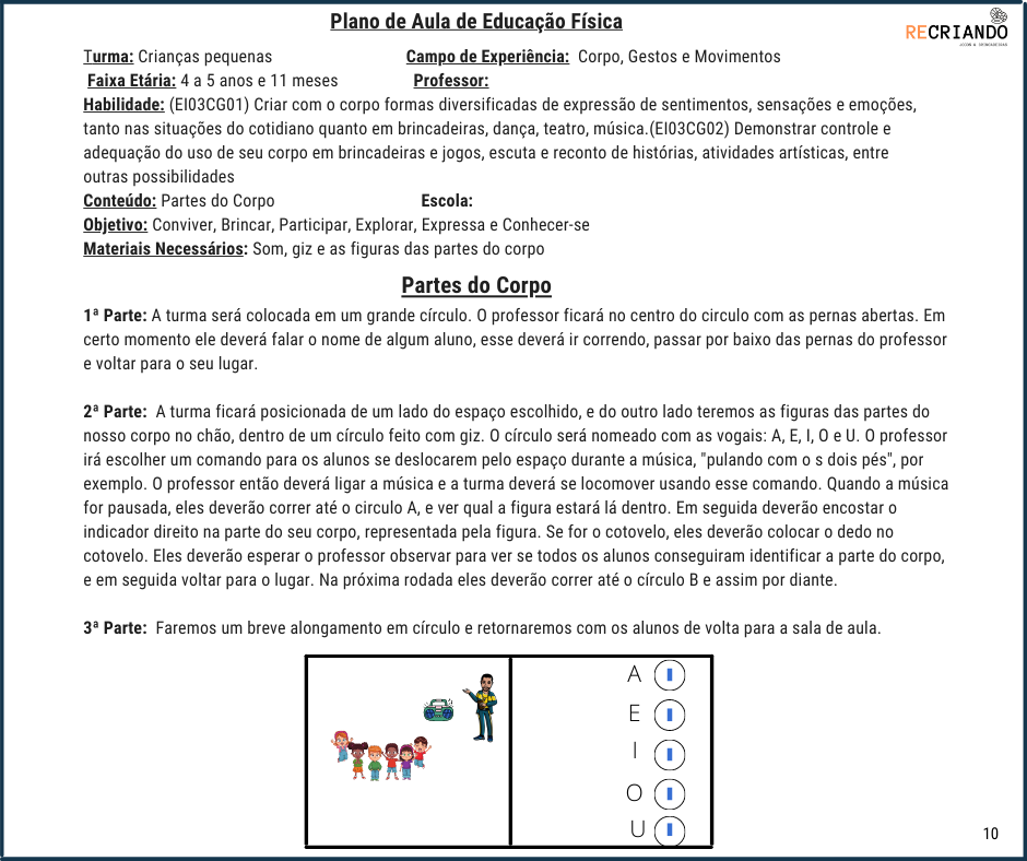 COLETÂNEA DE JOGOS EDUCATIVOS - Planos de Aula Ed. Infantil